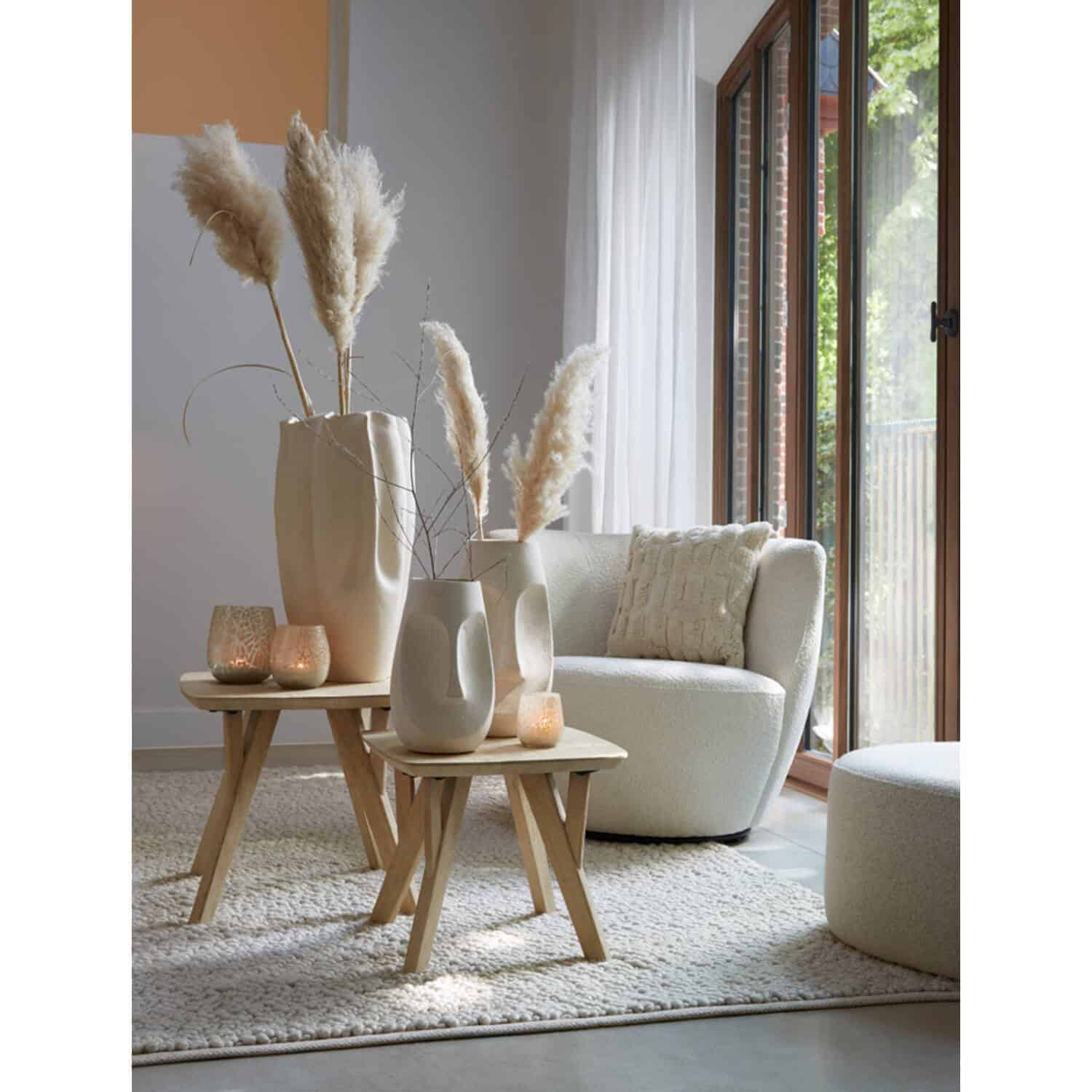 Sanguli Ceramics vaas crème: een tijdloze blikvanger voor jouw interieur