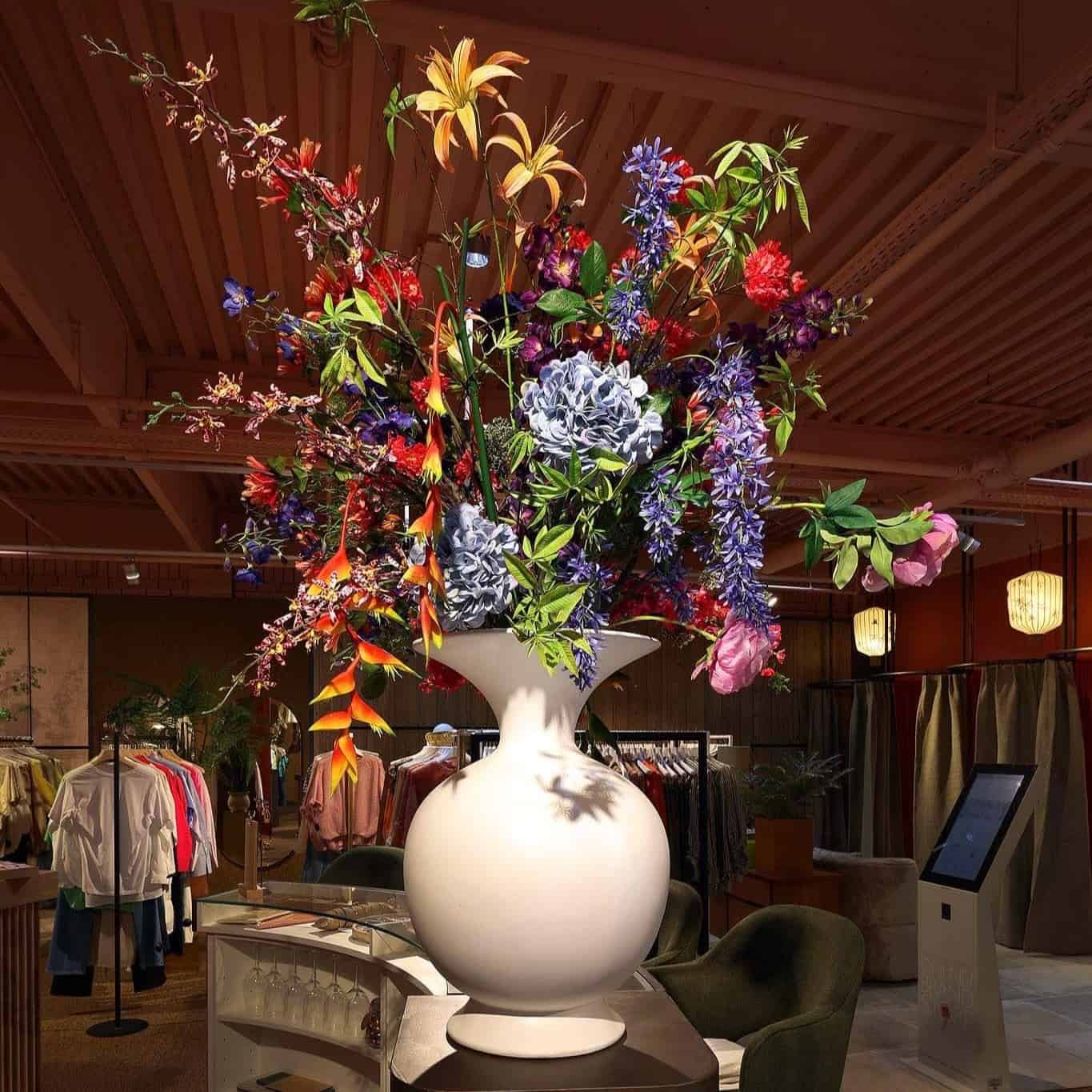 Zijden bloemen bij Exclusief Ingericht